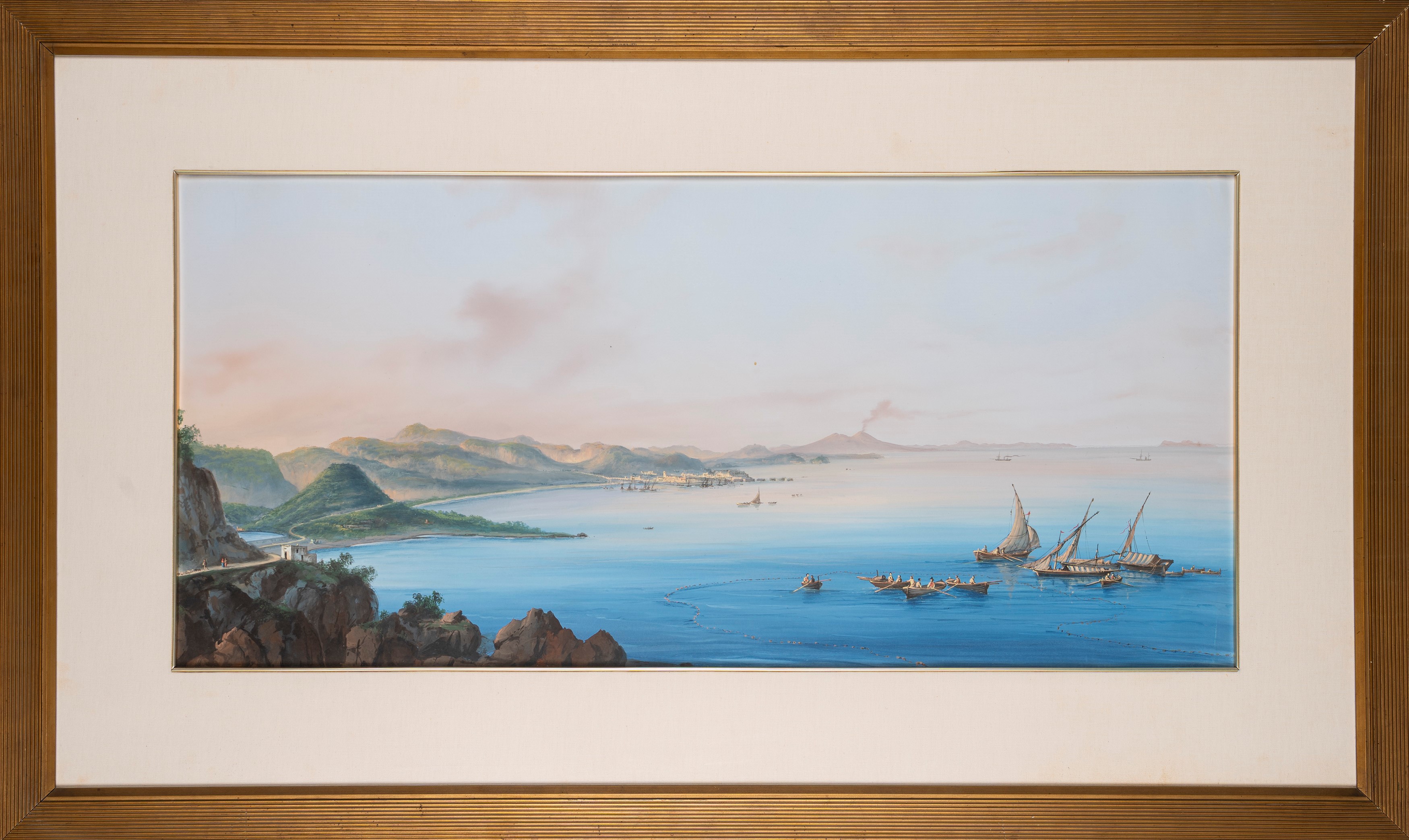 Veduta del golfo di Napoli da Capo Miseno