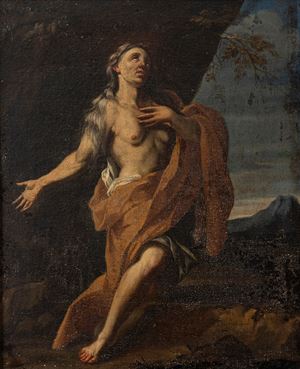 Maddalena penitente in un paesaggio