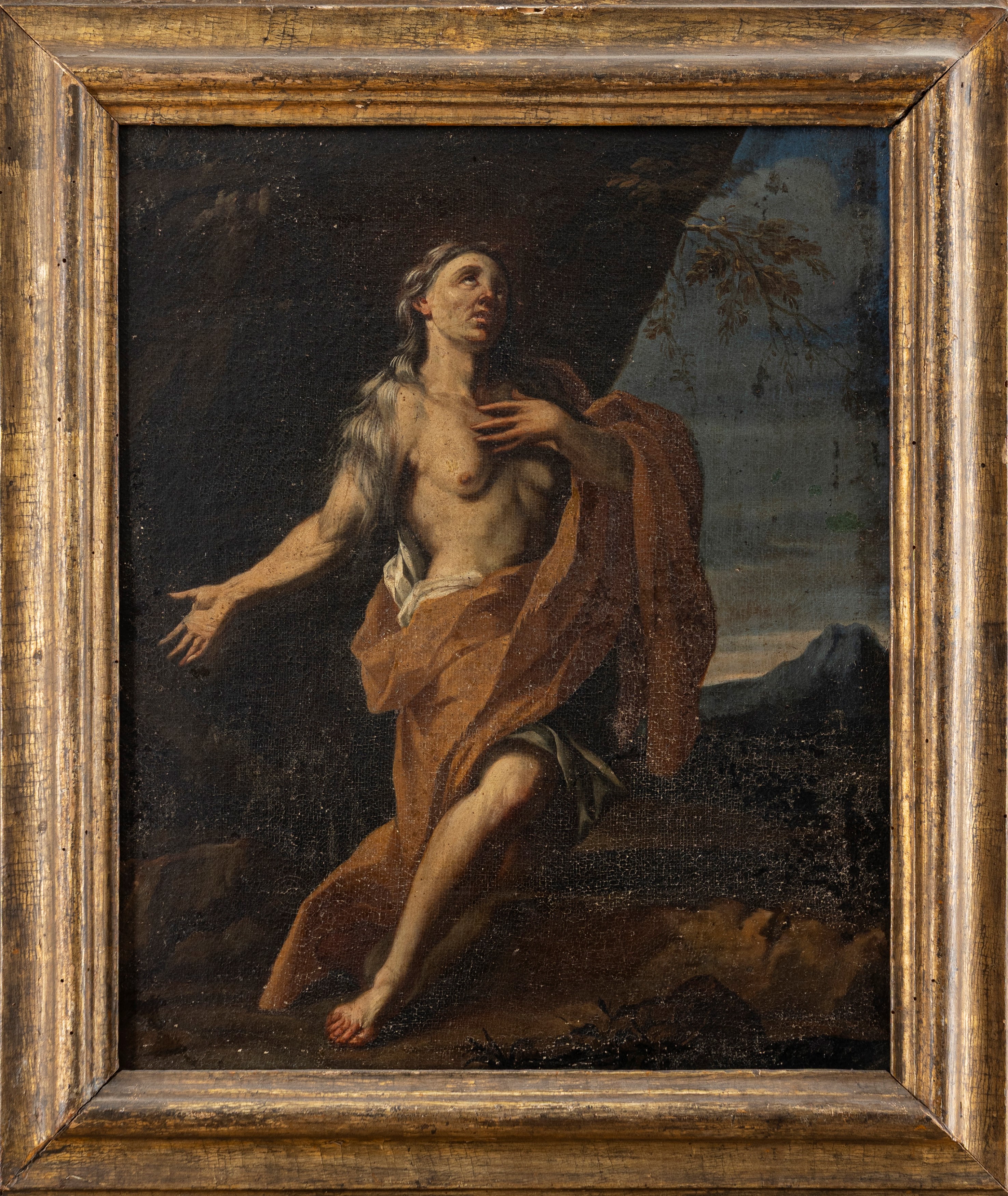 Maddalena penitente in un paesaggio