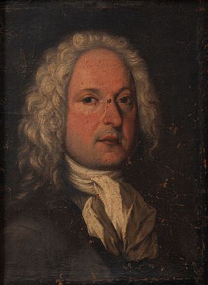 Ritratto di gentiluomo con parrucca bianca