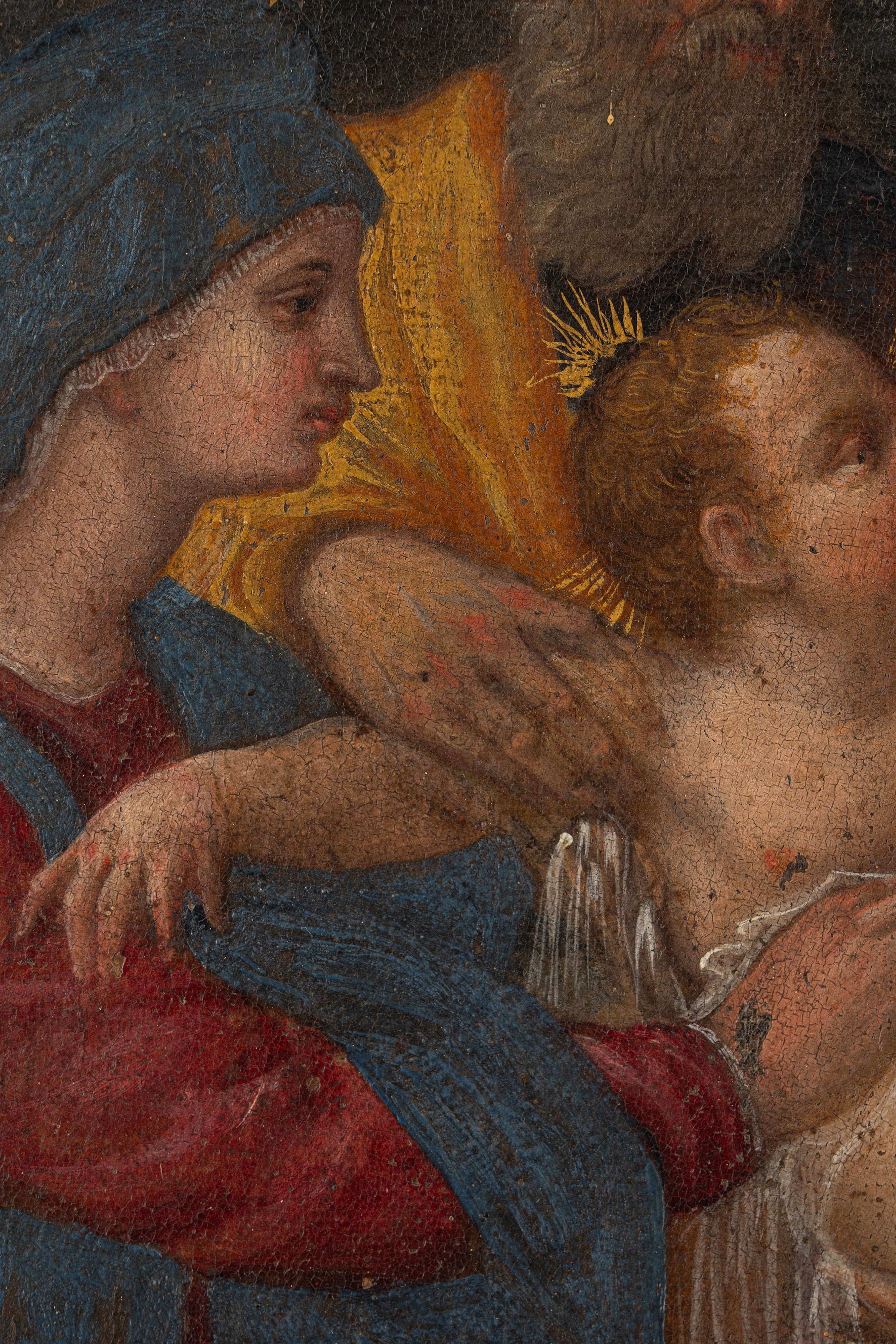 Seguace dei Bassano - Presentazione di Gesù al tempio, olio su tela