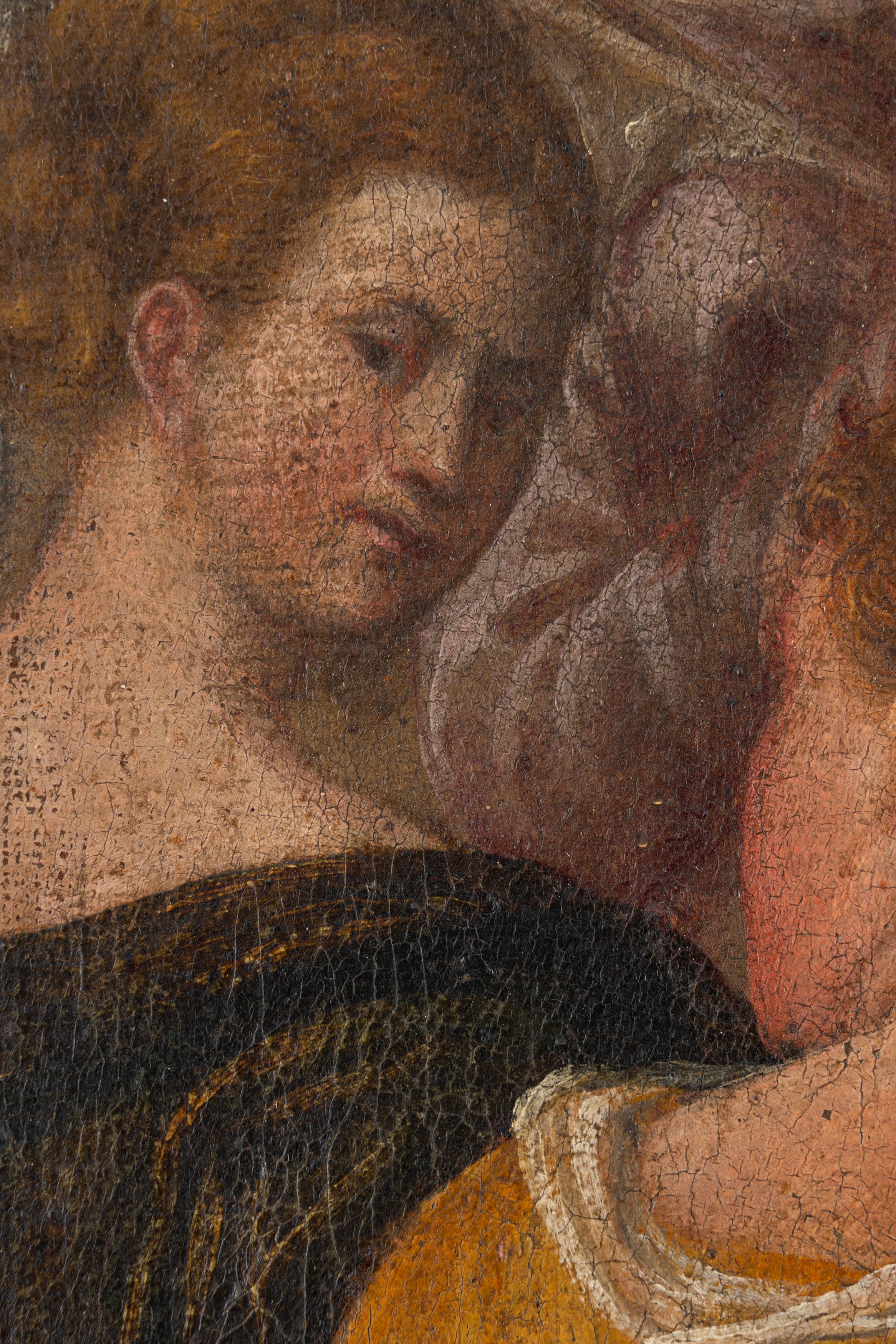 Seguace dei Bassano - Presentazione di Gesù al tempio, olio su tela