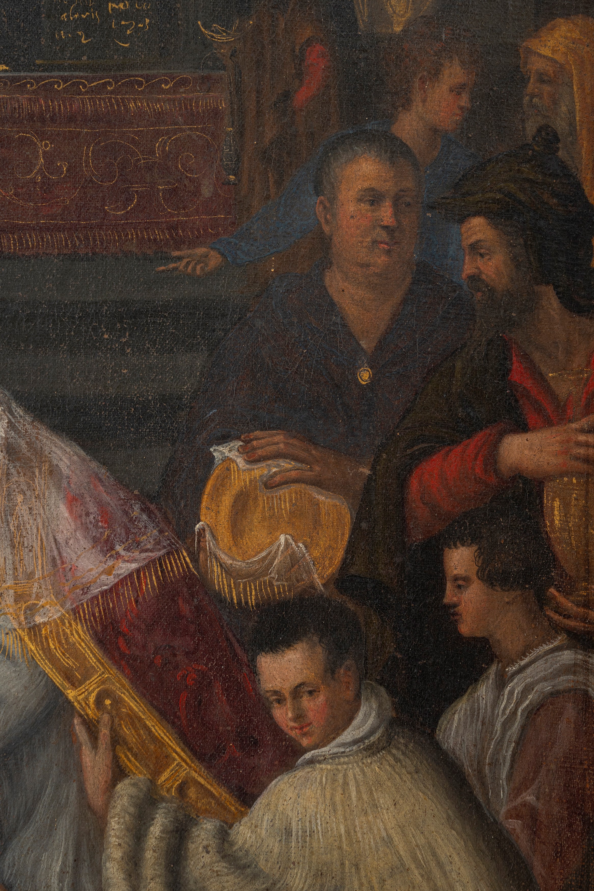 Seguace dei Bassano - Presentazione di Gesù al tempio, olio su tela