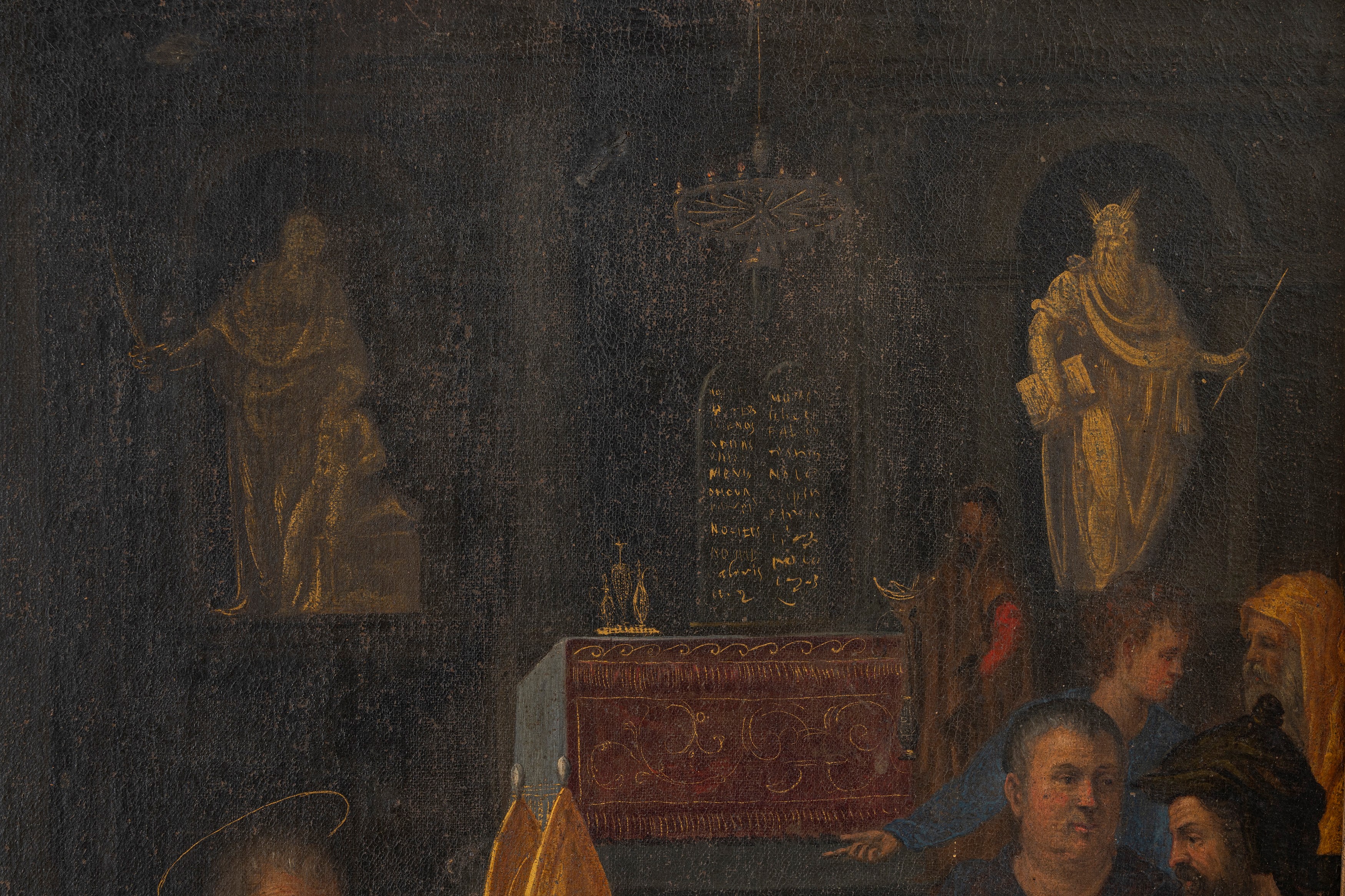 Seguace dei Bassano - Presentazione di Gesù al tempio, olio su tela