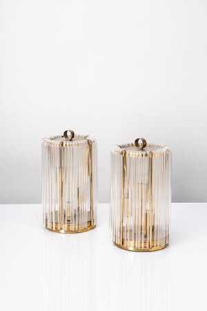 Coppia di lampade da tavolo