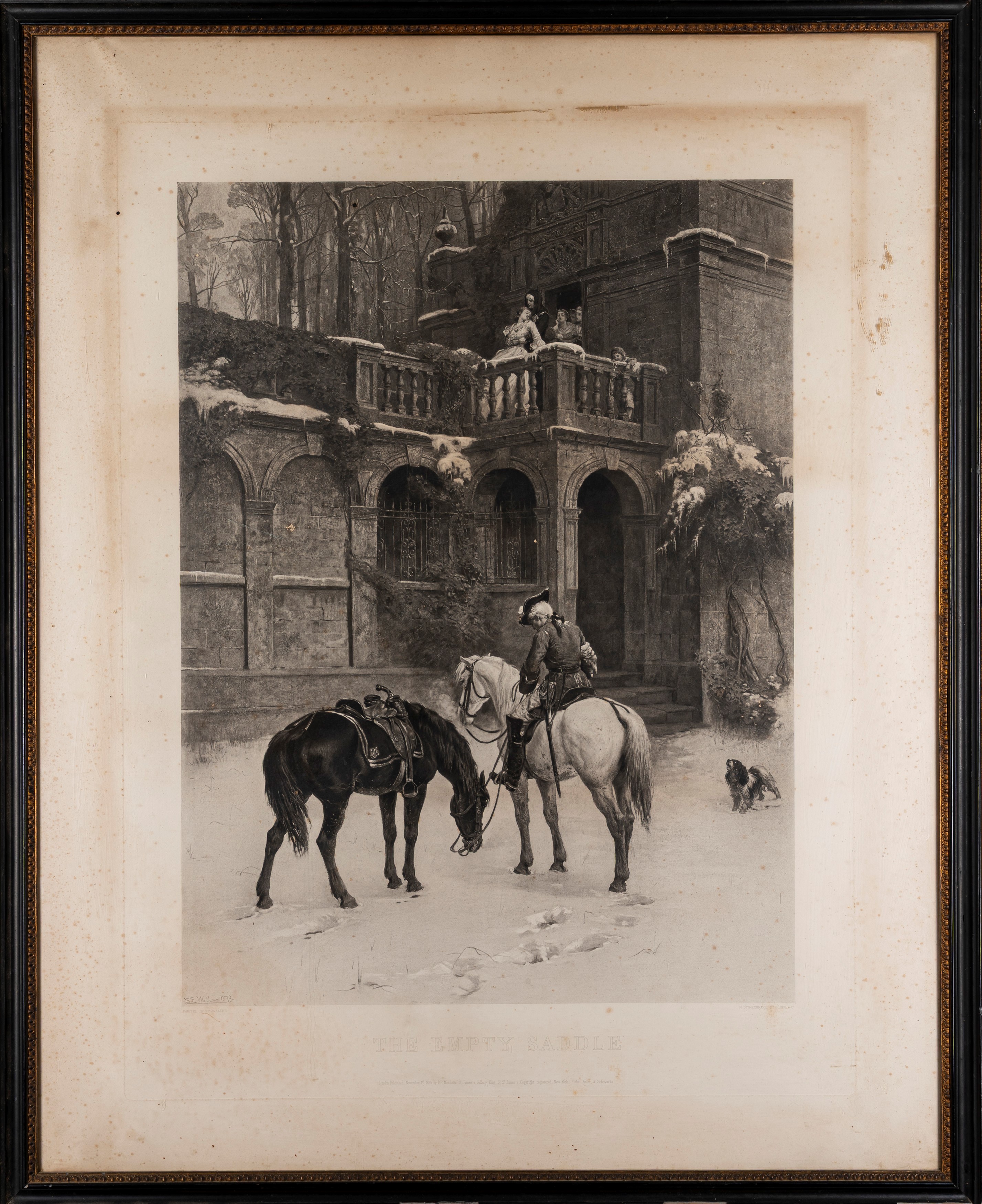 Da S. E. Waller - The empty saddle, litografia, 1885