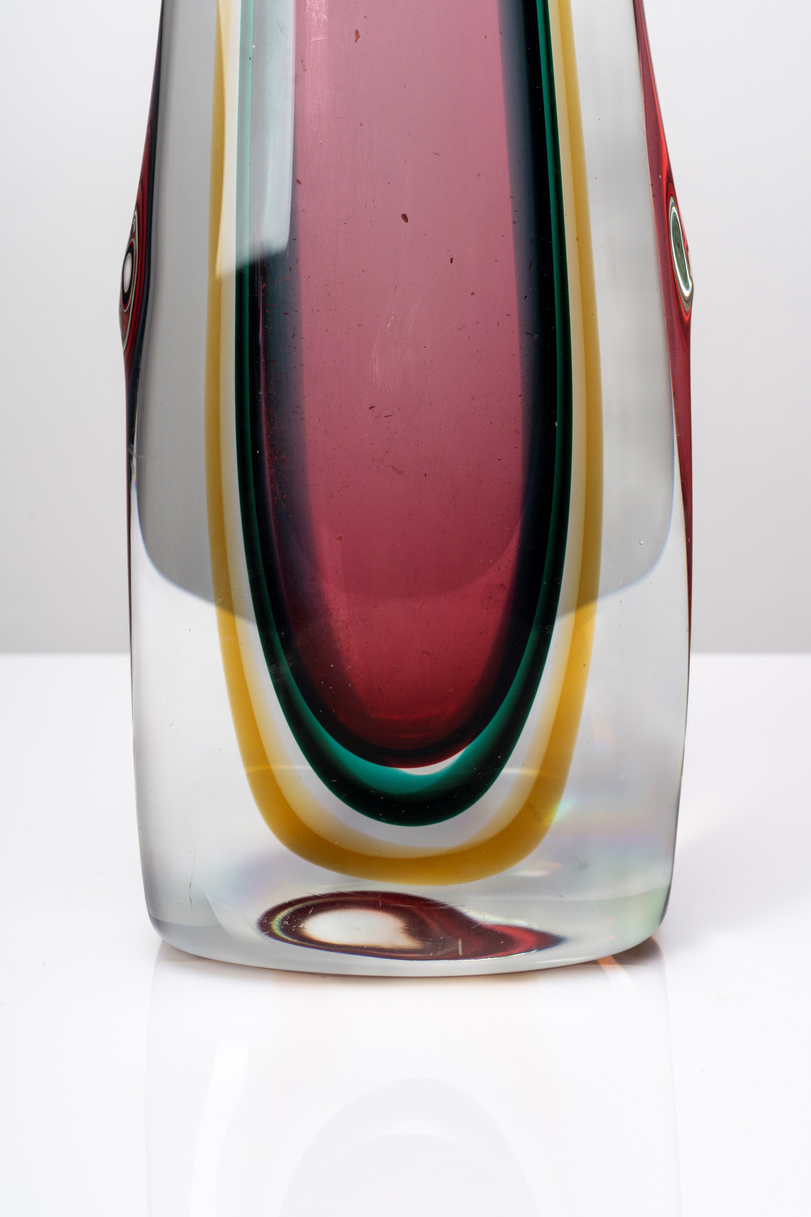 Vaso in vetro sommerso