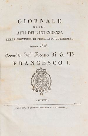 Giornale degli atti dell'intendenza 
