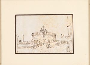 Veduta di Castel Sant'Angelo a Roma