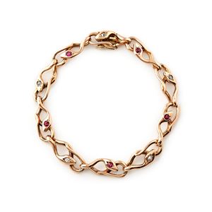 Bracelet with snakes
