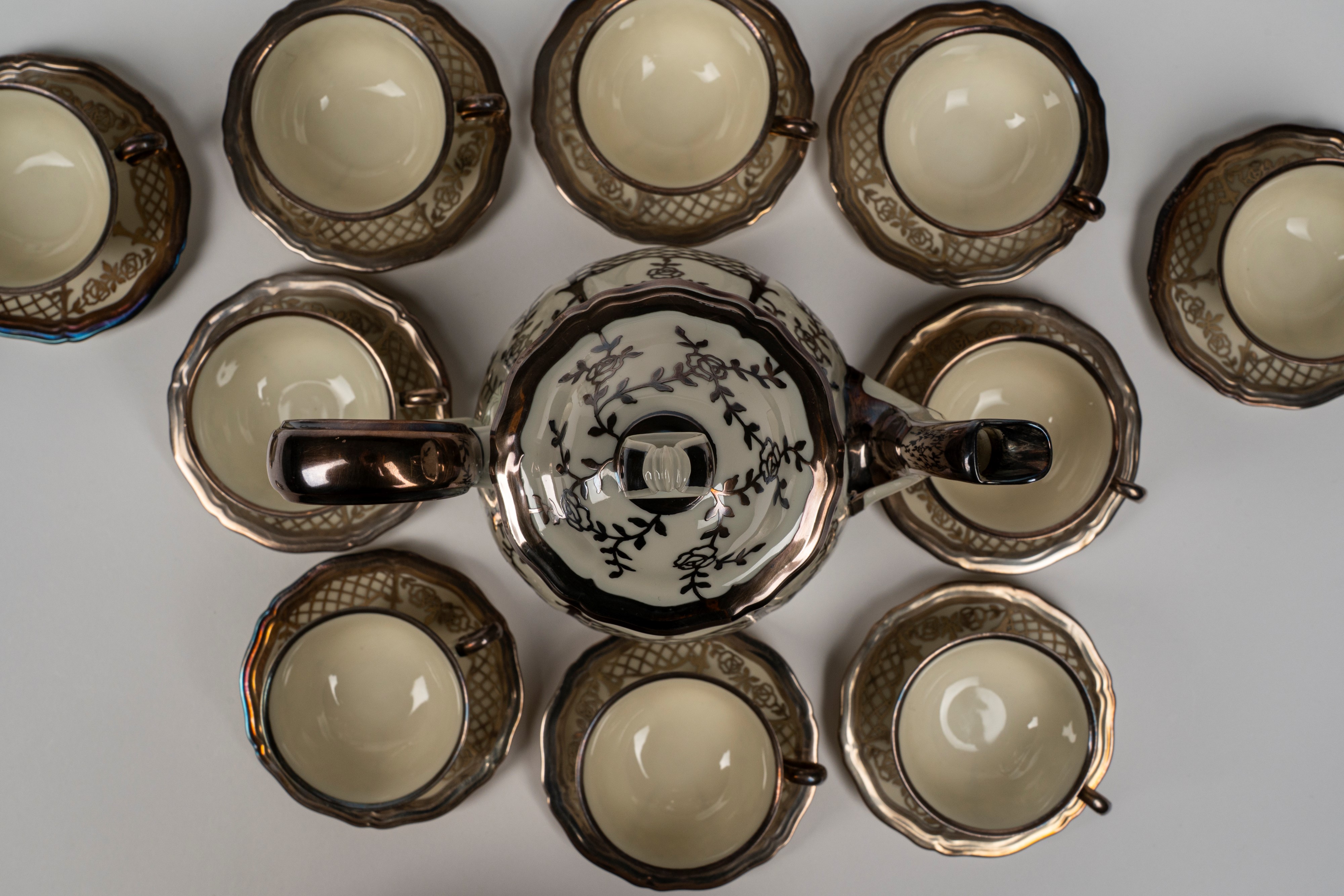 Rosenthal, Servizio da caffè in porcellana Chippendale (XX secolo)