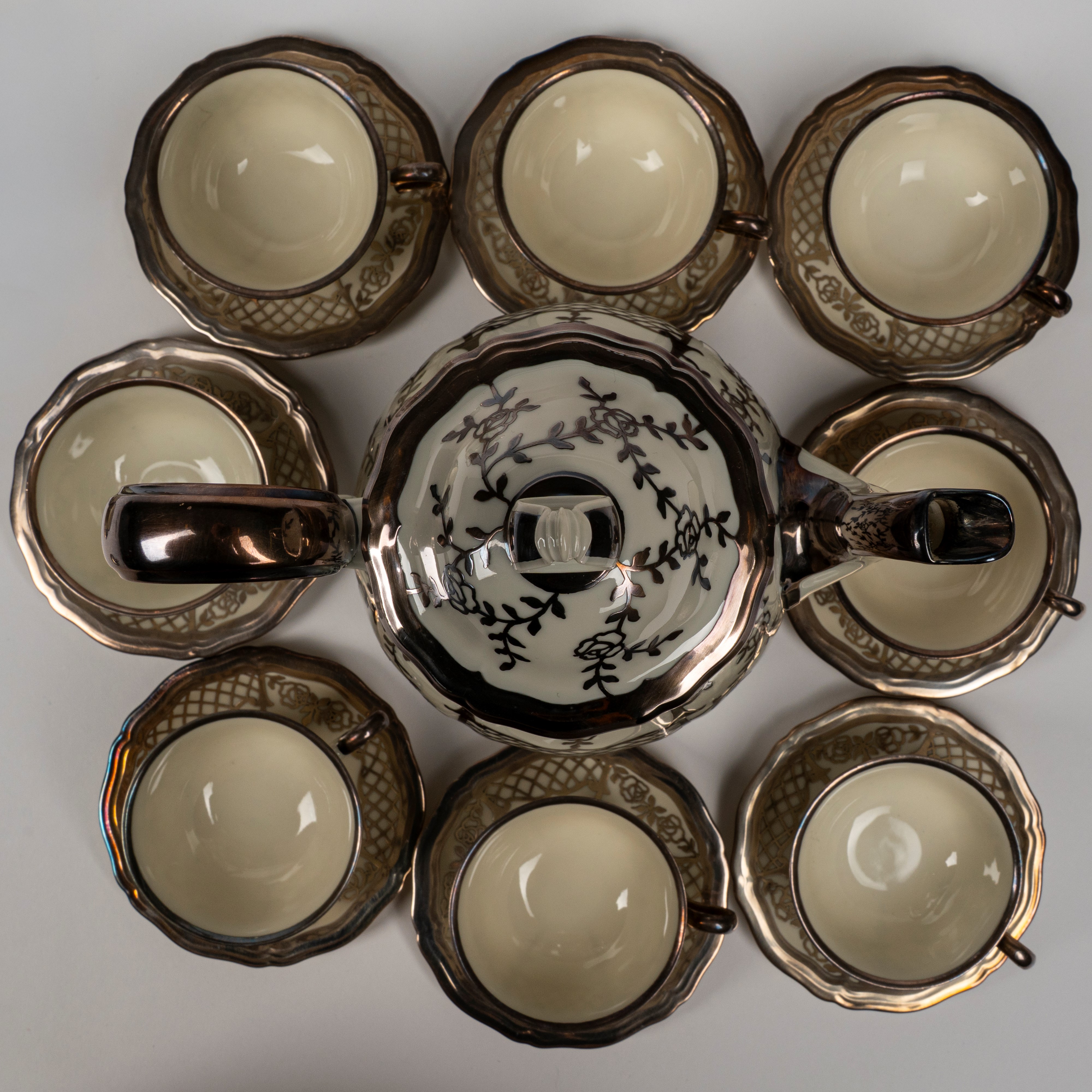Rosenthal, Servizio da caffè in porcellana Chippendale (XX secolo)