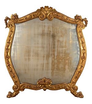Cartagloria adattata a specchiera, secolo XVIII