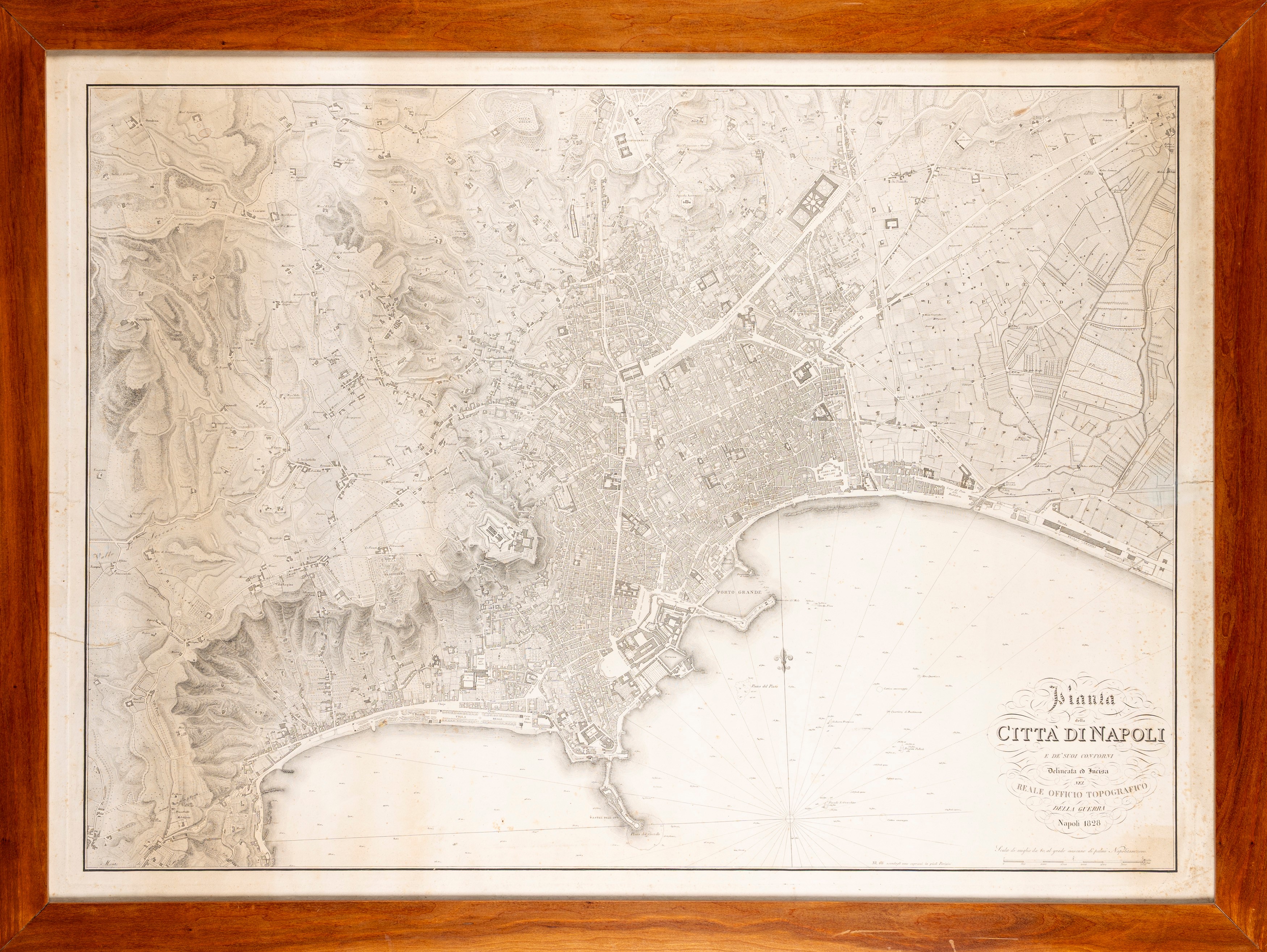 Pianta della città di Napoli e de' suoi contorni