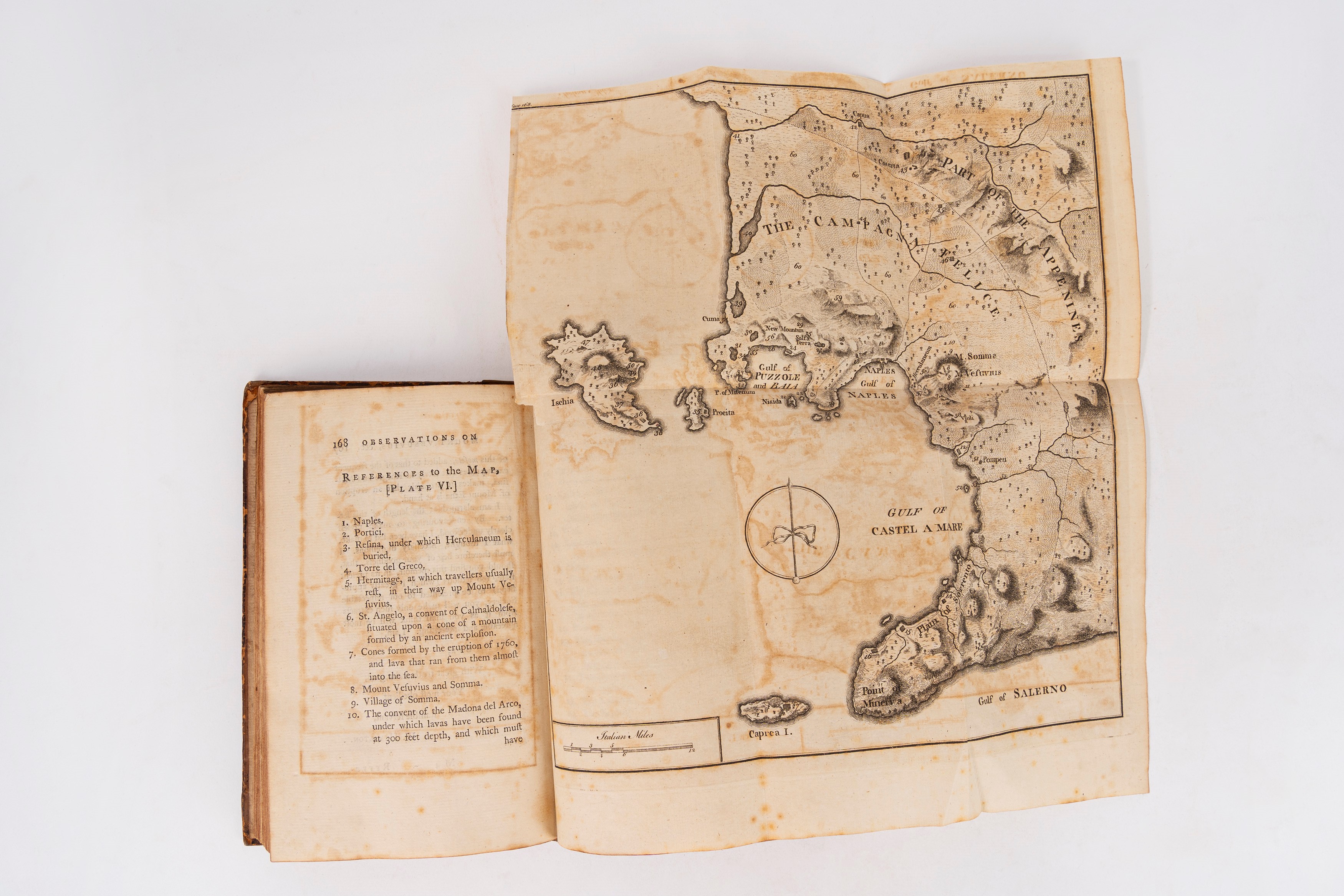 William Hamilton - Observations on Mount Vesuvius, Mount Etna, and other volcanos (Prima edizione...