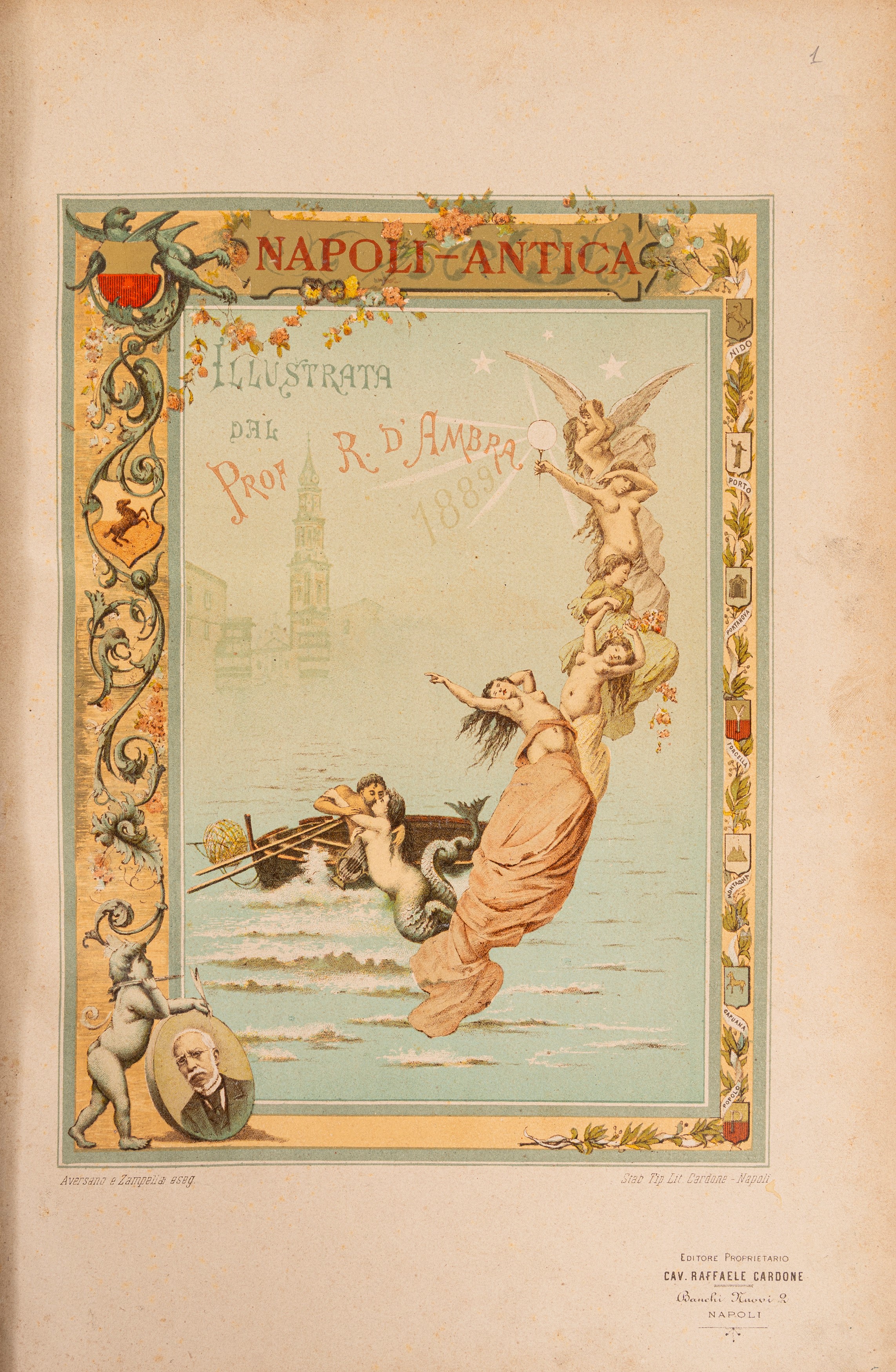 Raffaele D'ambra - Napoli antica, 1889