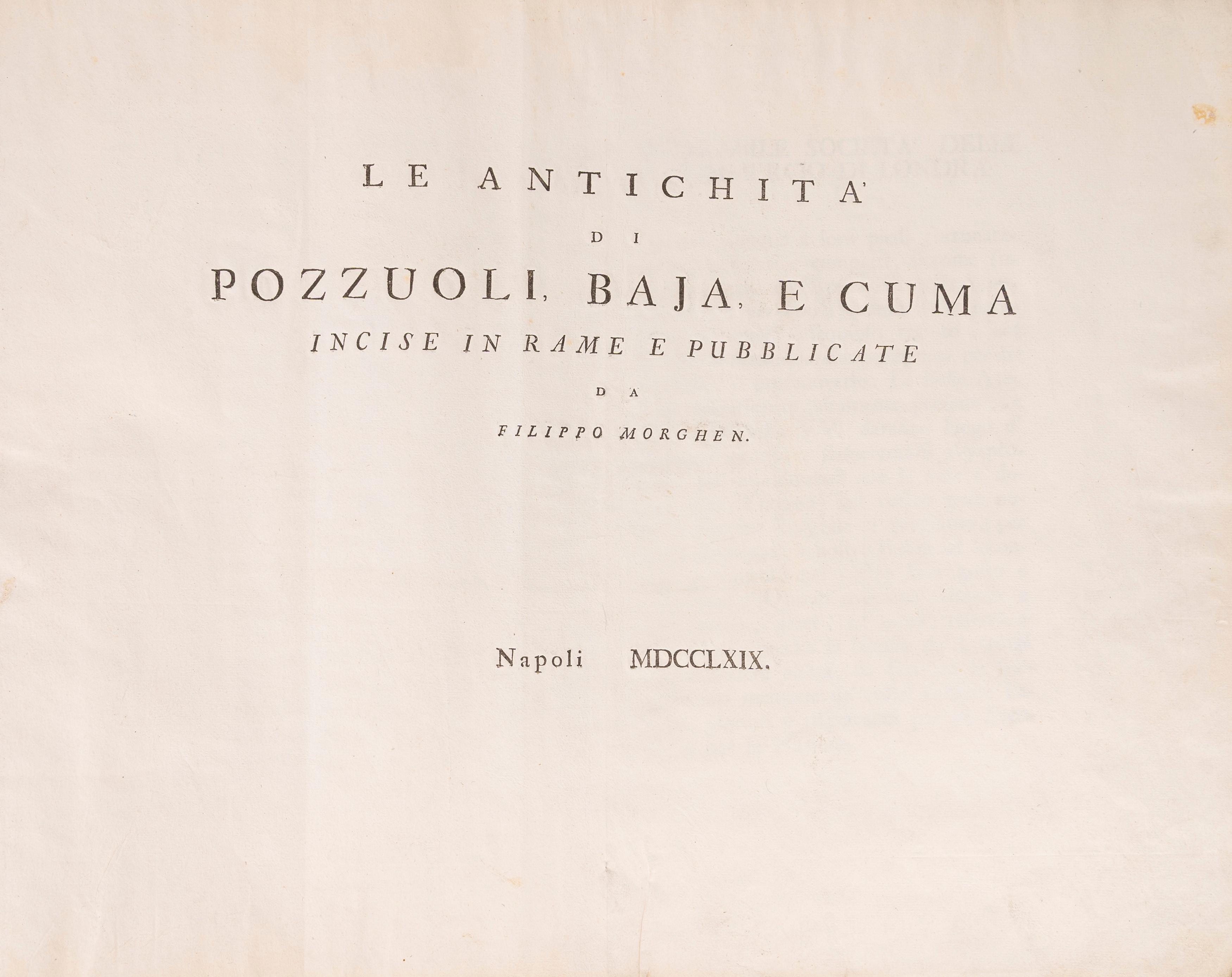 Le Antichita di Pozzuoli, Baja, e Cuma