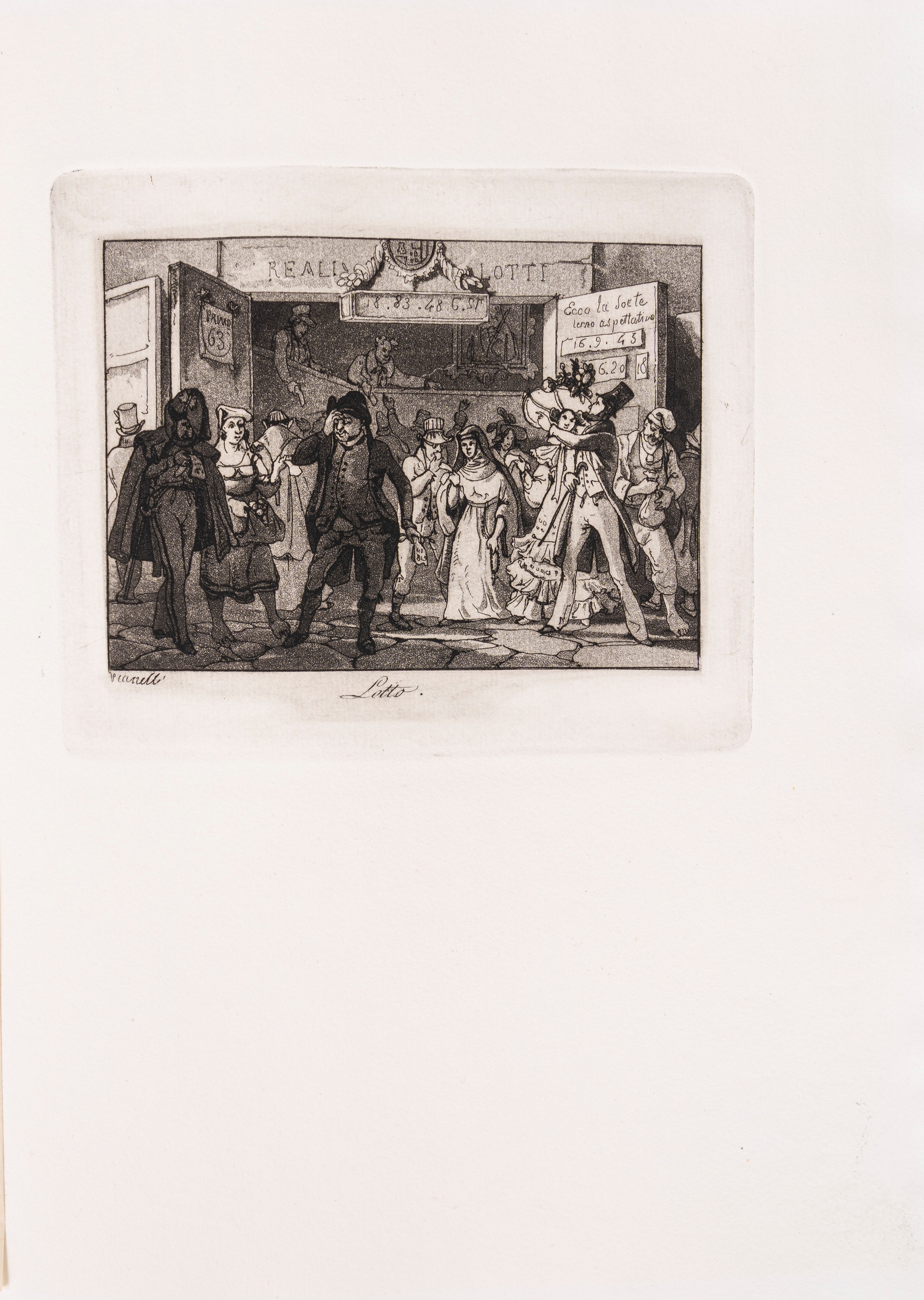 Achille Vianelli - Vita popolare napoletana - Incisioni ristampate da rami originali del 1831