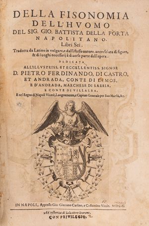 Della fisonomia dell'huomo [...] libri sei