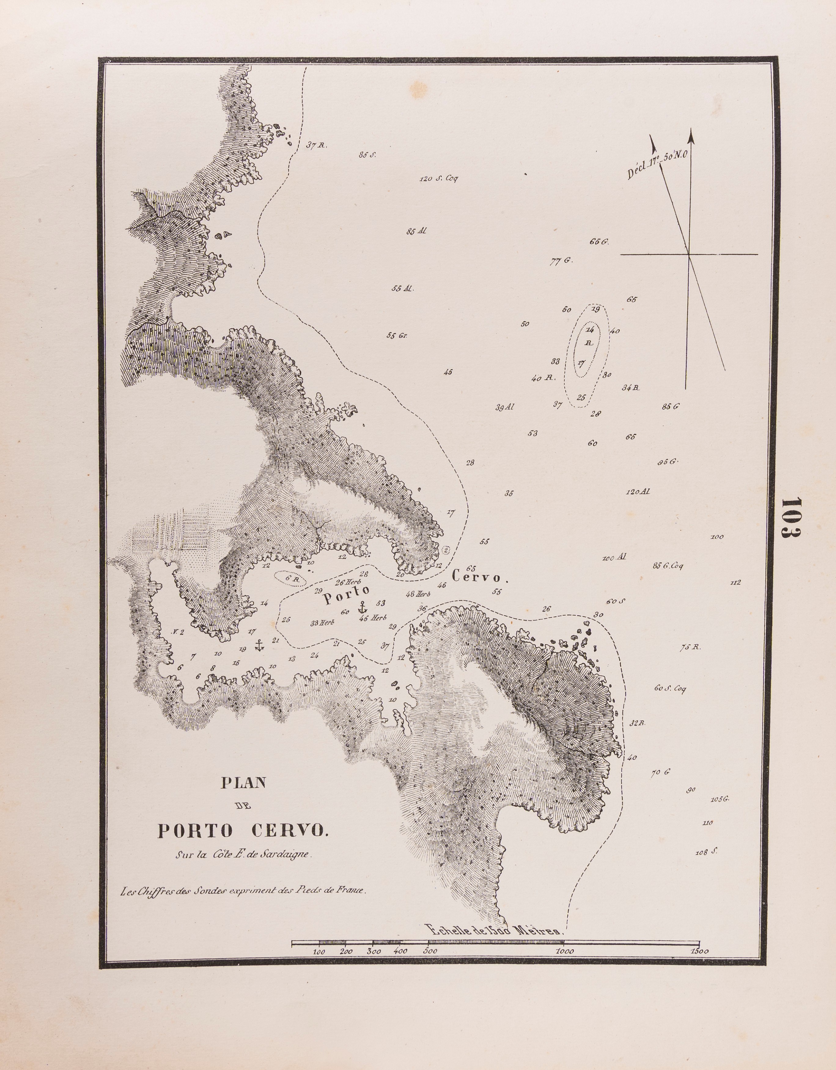 Recueil des plans des ports & rades de la Mer Méditerranée de la Mer Noire & de la Mer d'Azof.