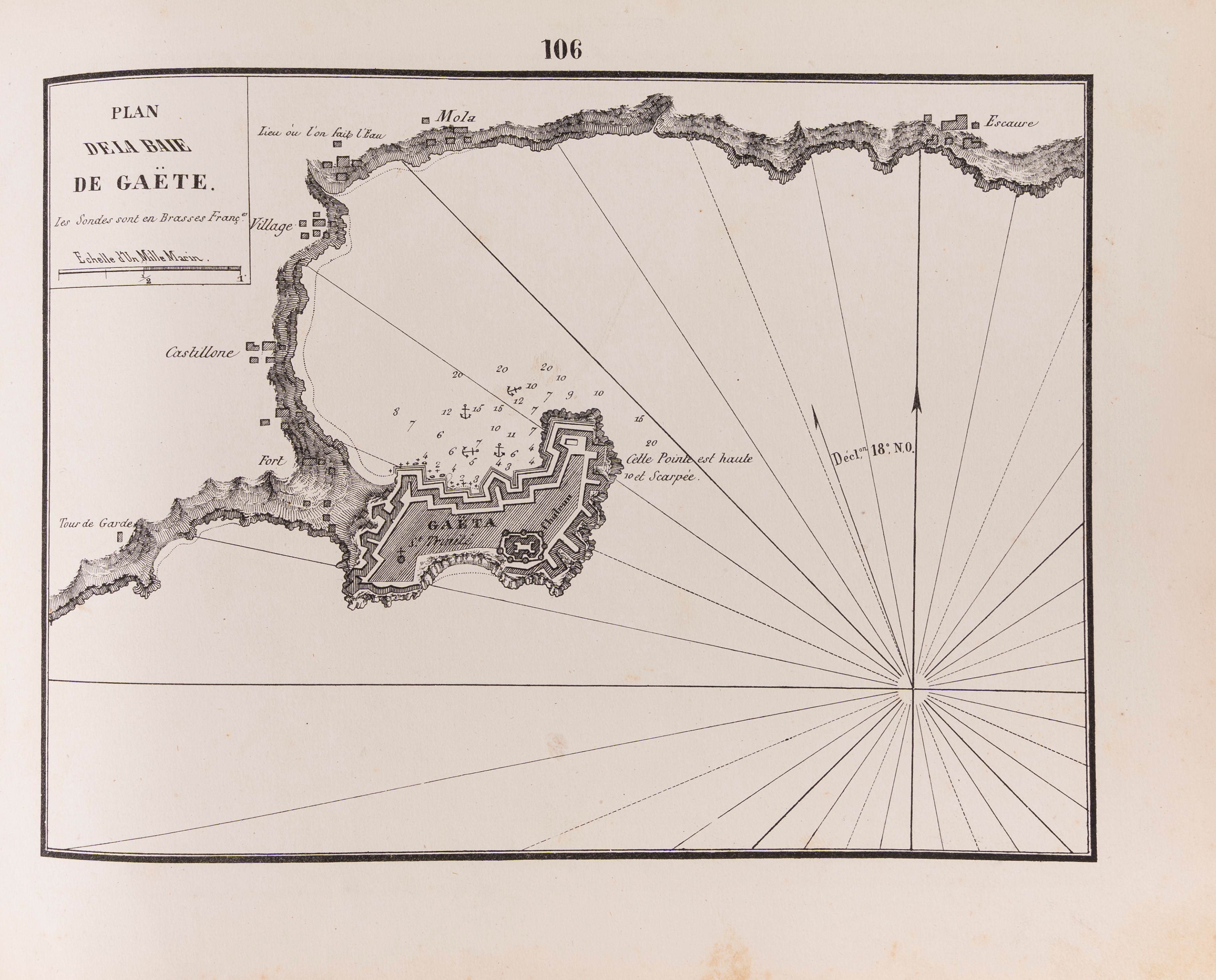 Recueil des plans des ports & rades de la Mer Méditerranée de la Mer Noire & de la Mer d'Azof.