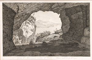 Grotta di Matromania, creduta di Cibele, o Mitra, nell'Isola di Capri