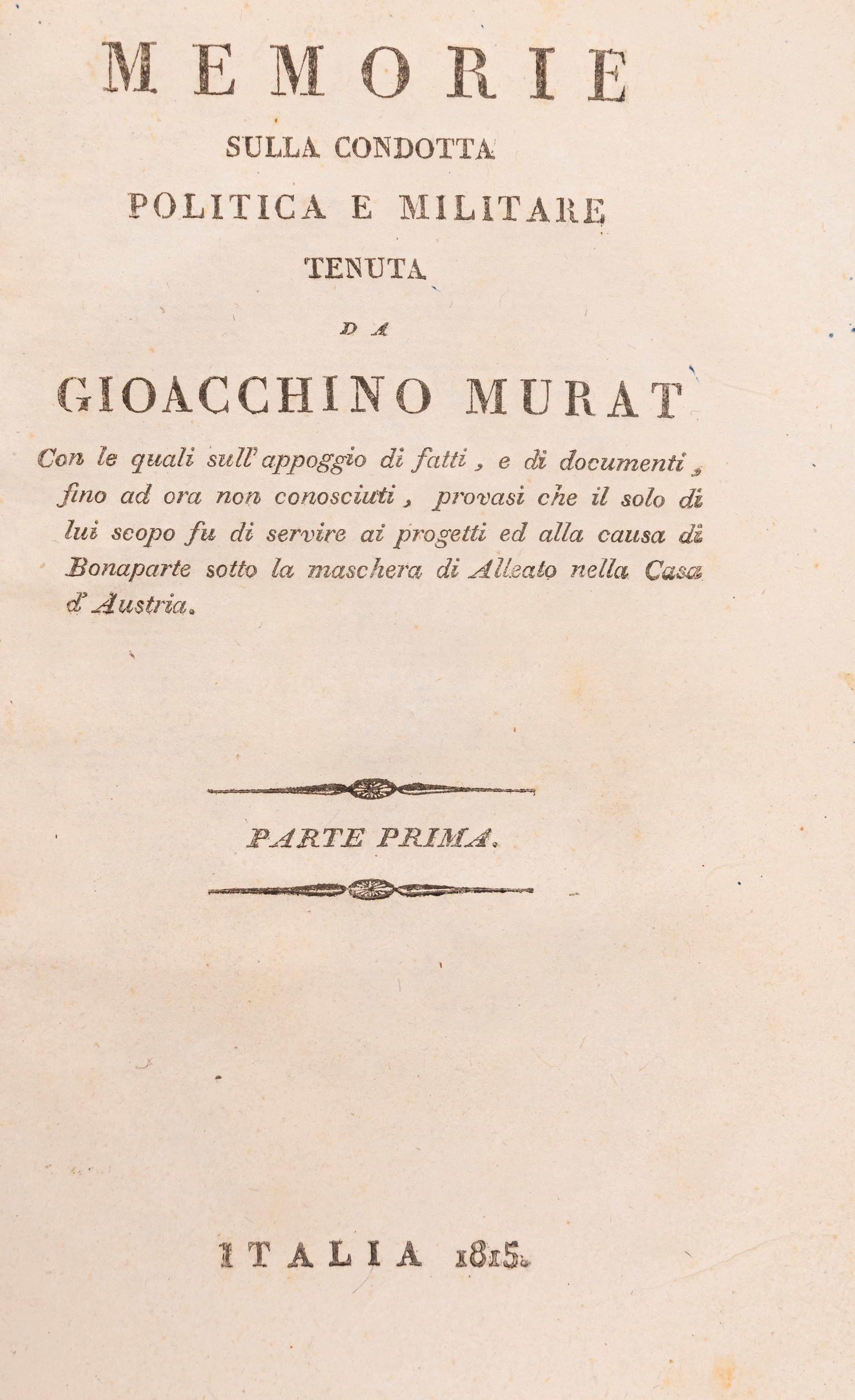 Istoria di Gioacchino Murat