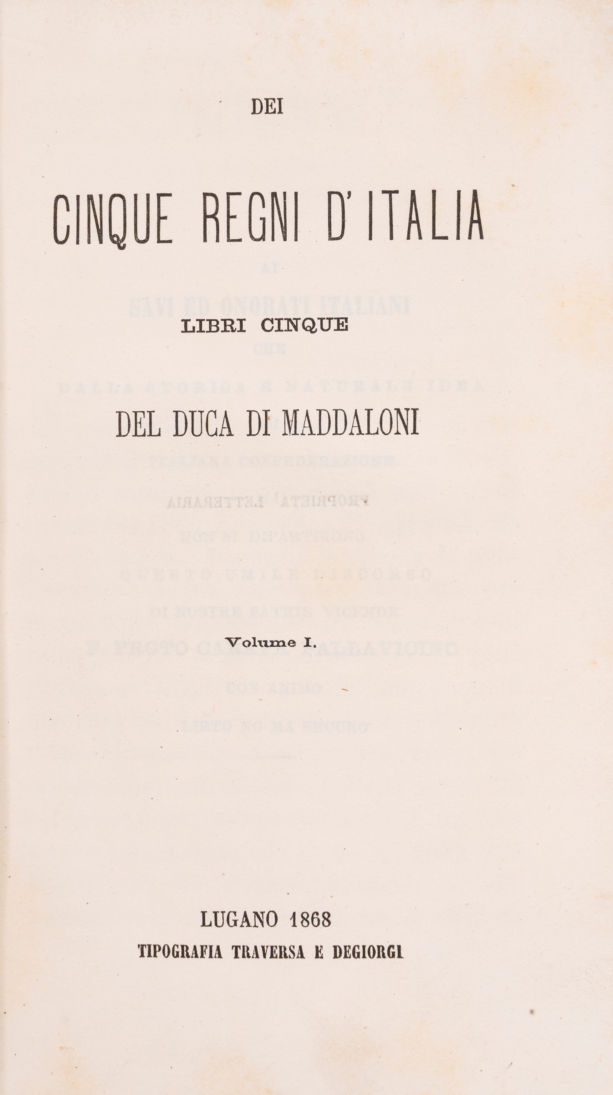 Luigi De Monte - Cronaca del Comitato Segreto di Napoli sulla spedizione di Sapri, 1877