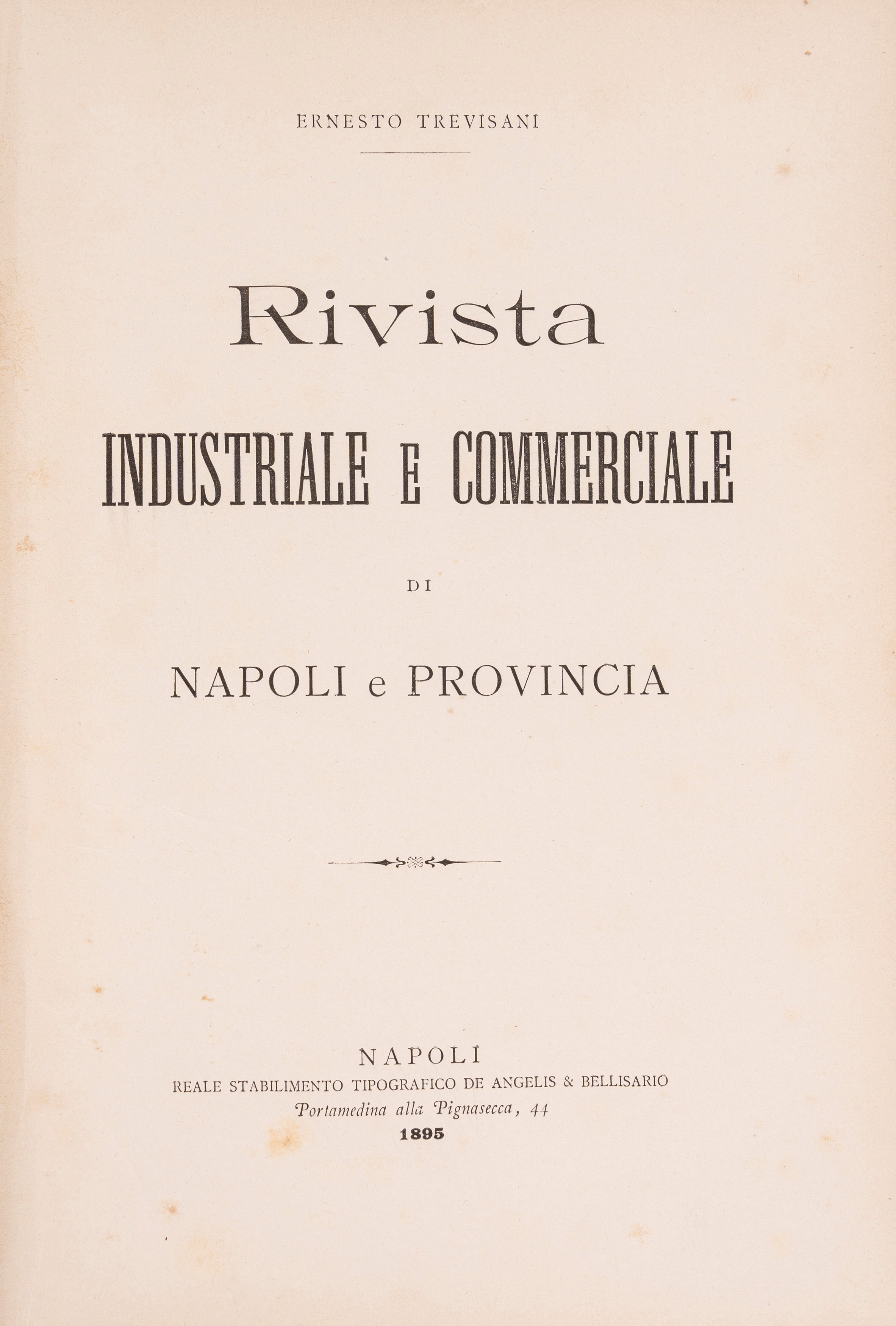Rivista industriale e commerciale di Napoli e Provincia
