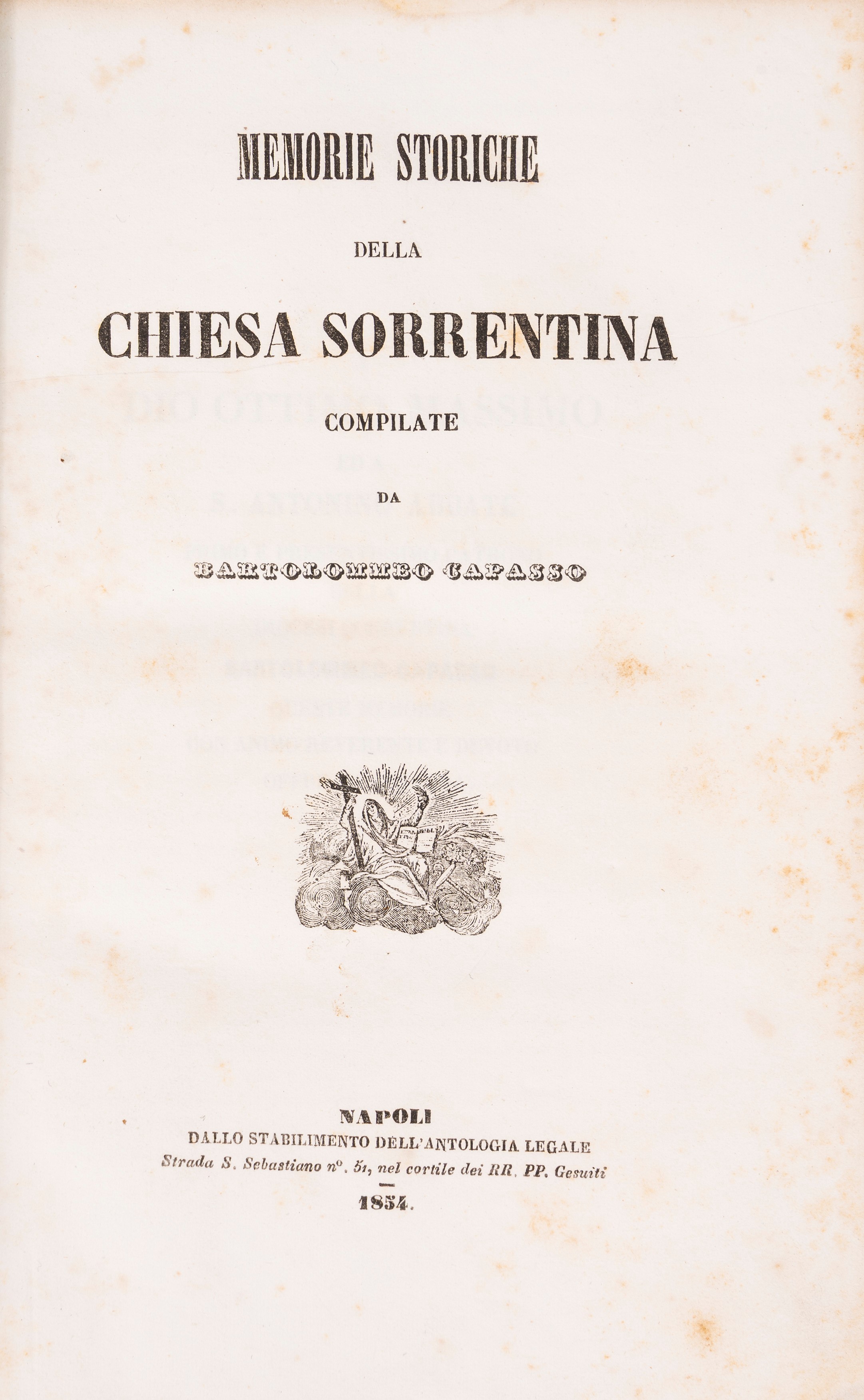 Topografia storico - archeologica della penisola sorrentina