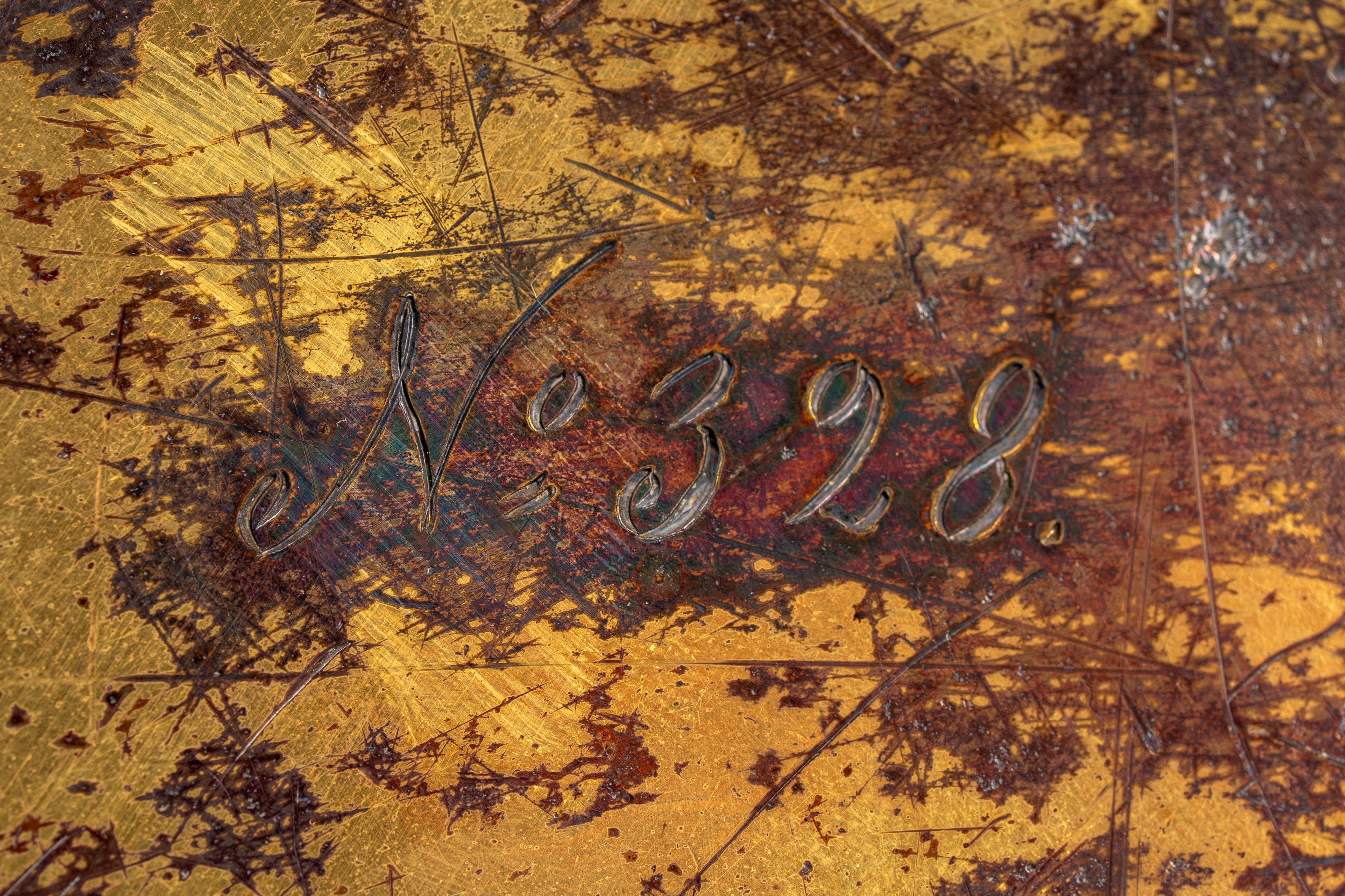 Coppia di piatti provenienti dal servizio Imperiale Orloff