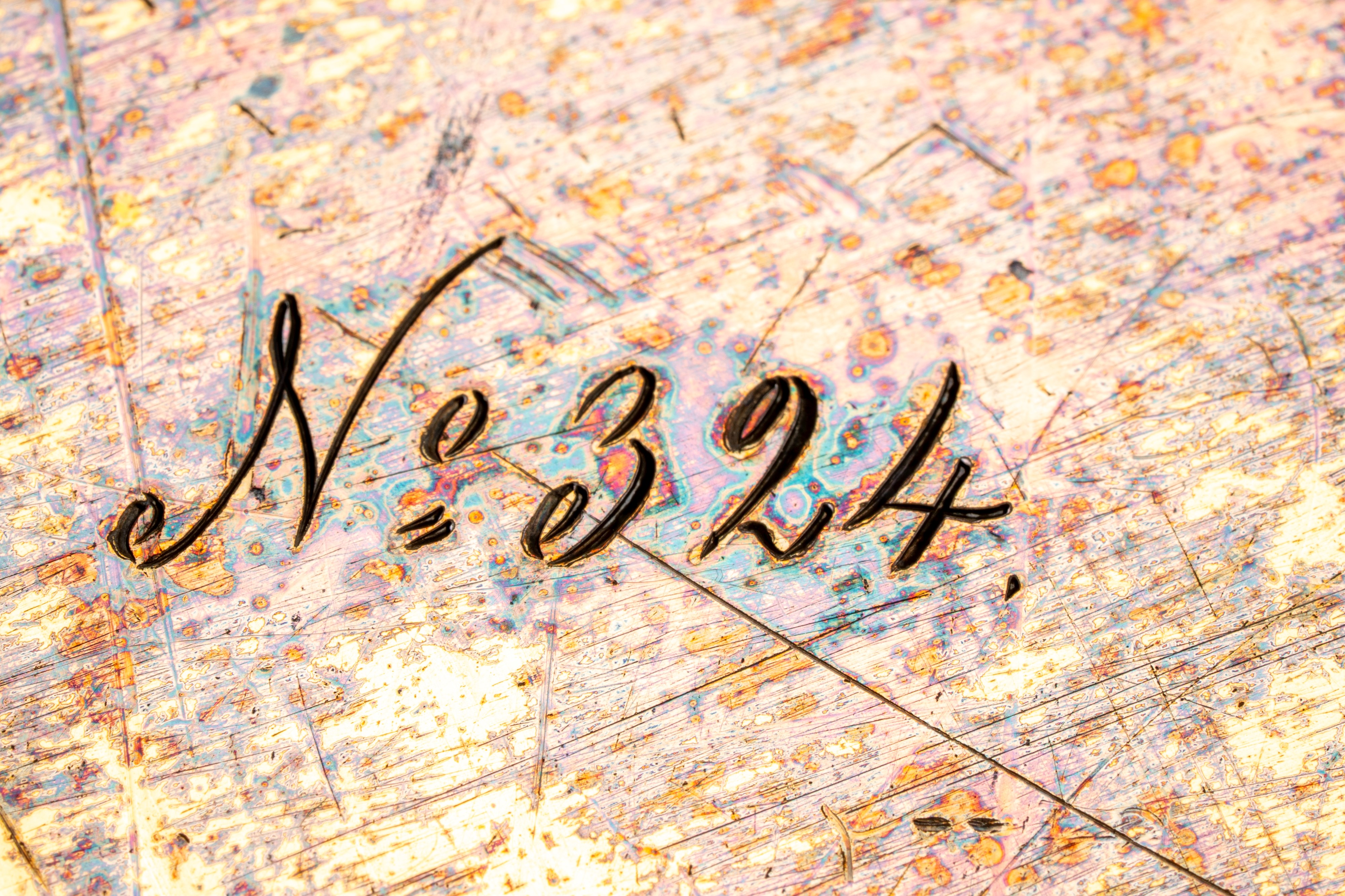 Coppia di piatti provenienti dal servizio Imperiale Orloff