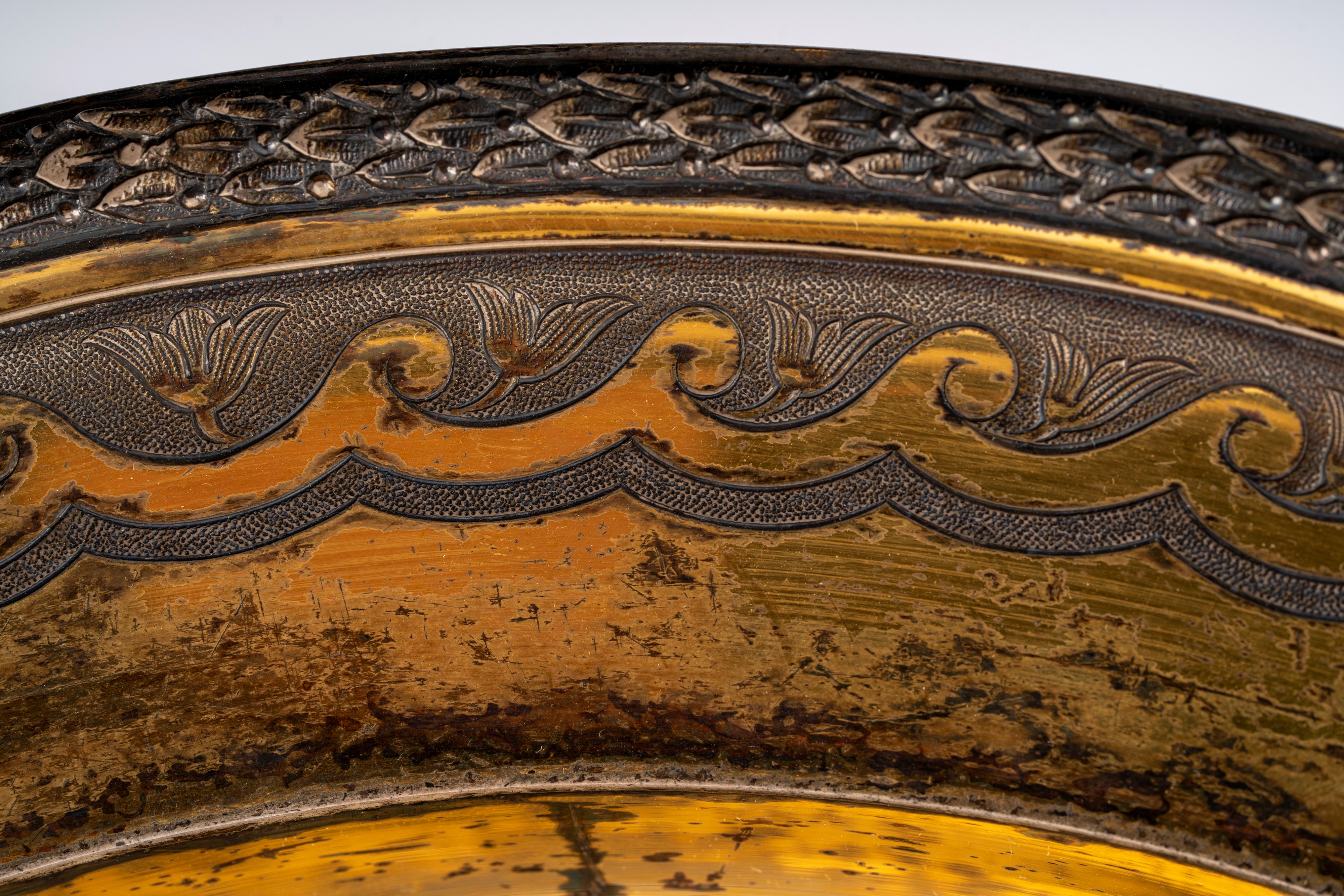 Coppia di piatti provenienti dal servizio Imperiale Orloff