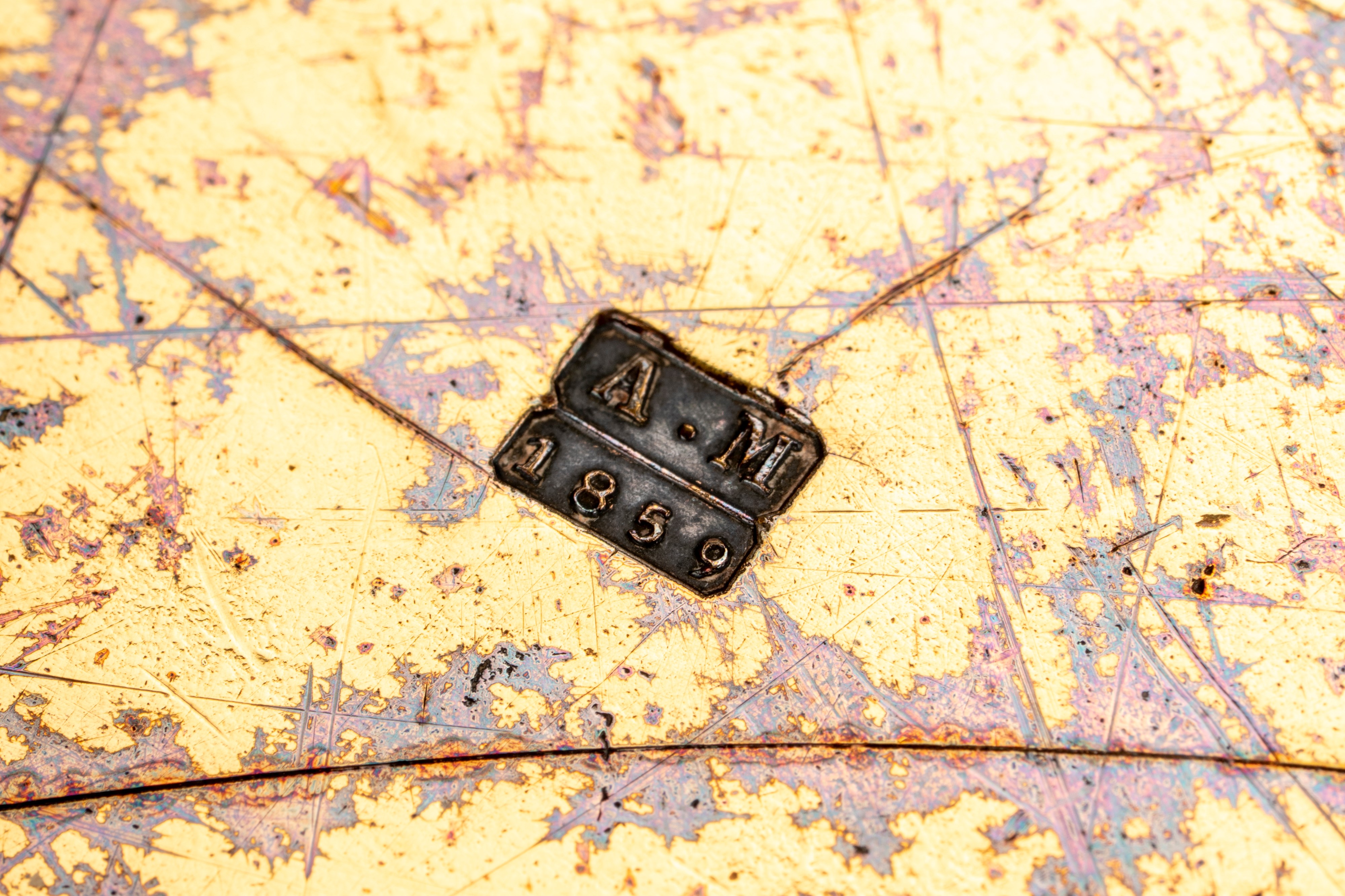 Coppia di piatti provenienti dal servizio Imperiale Orloff