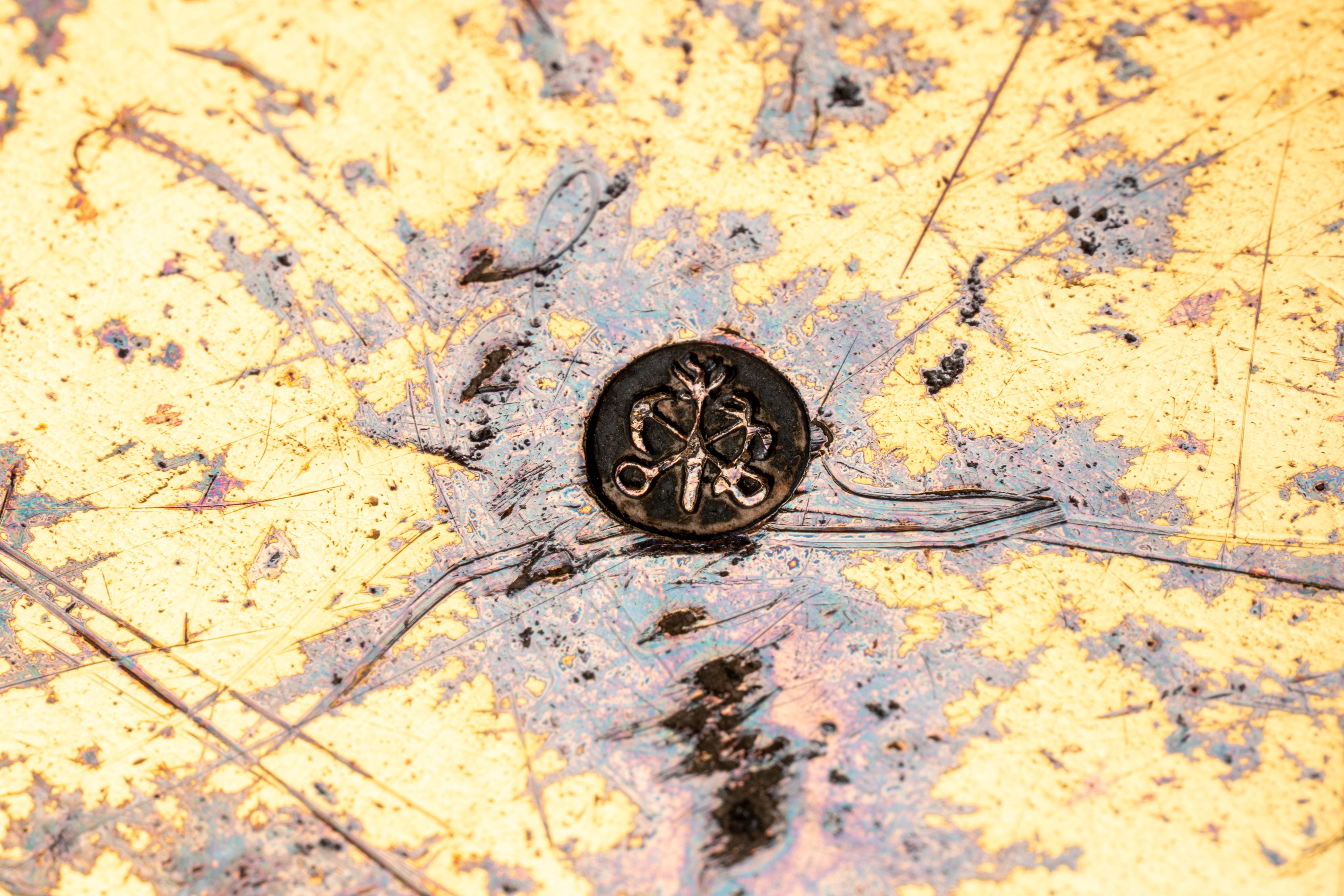 Coppia di piatti provenienti dal servizio Imperiale Orloff