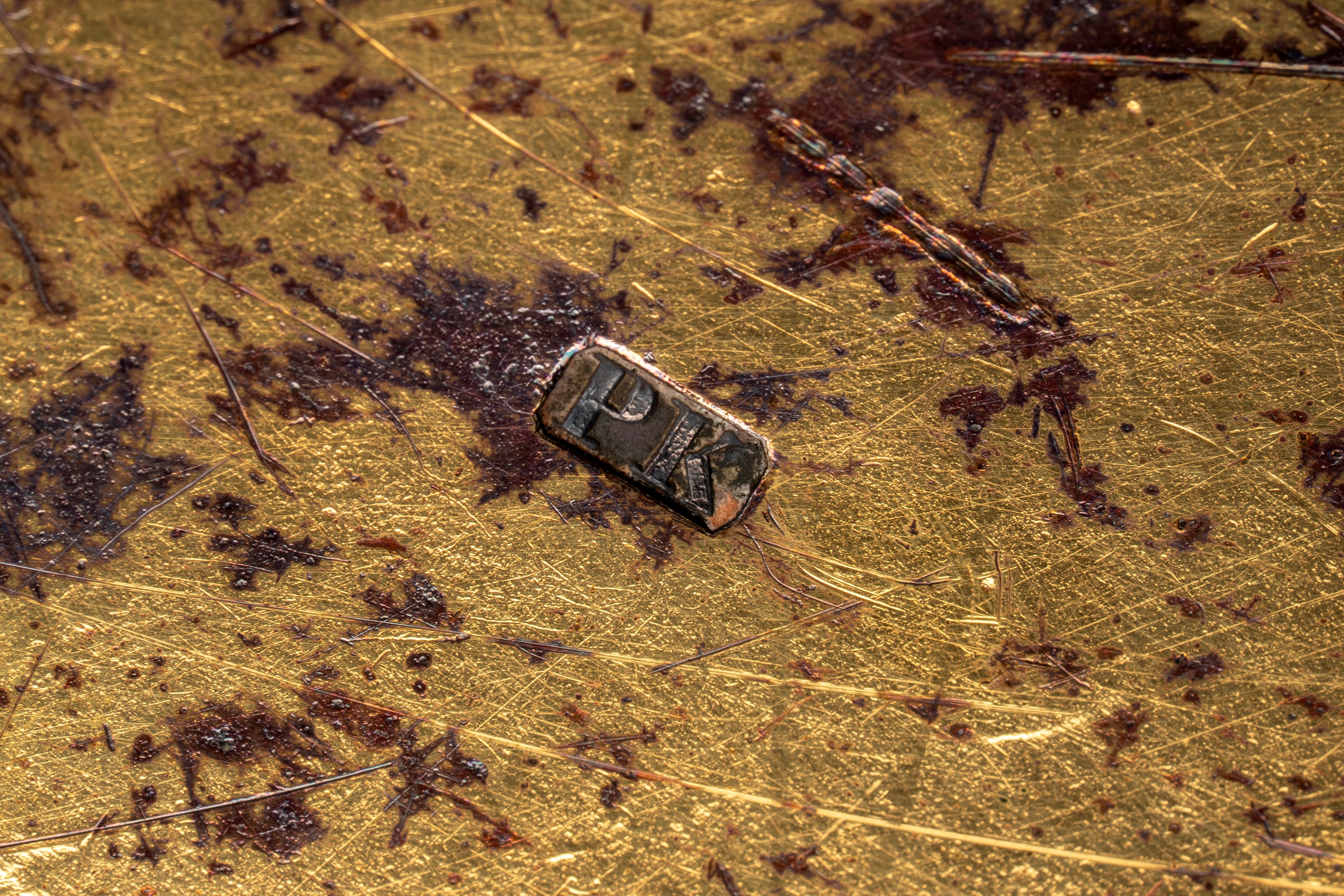 Coppia di piatti provenienti dal servizio Imperiale Orloff