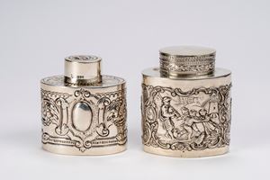 Due scatole porta t&egrave;