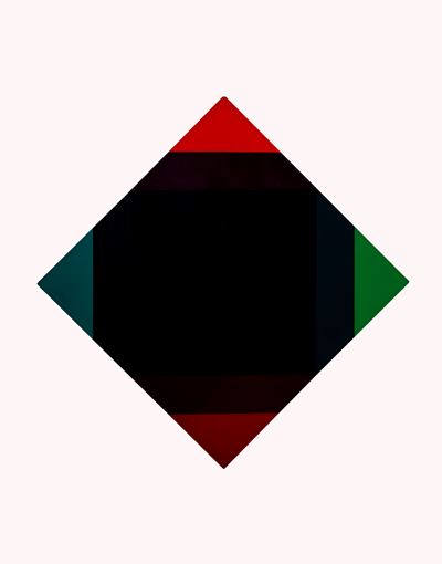 Zerstrahlung von dunkel blau, olio su tela, 1972-74