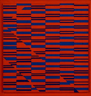 Dynamisches feld im gelb variation