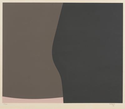 Senza titolo (serigrafia a colori, 27/100, 1972)