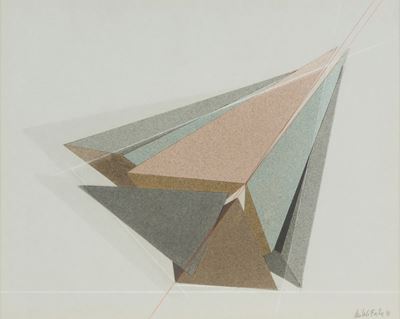 Senza titolo (collage su carta), 1991