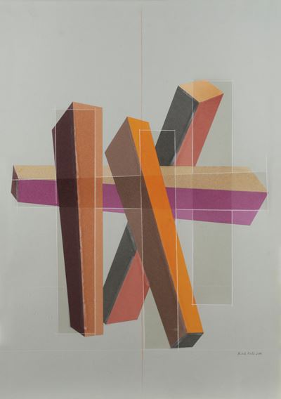Senza titolo (collage su carta) 2001