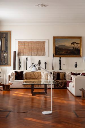 Lampada da terra modello 'Fortebraccio' 