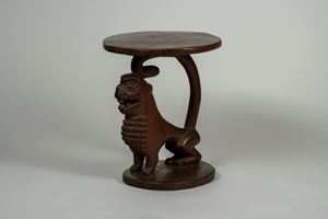 Seggiolino con leone stilizzato