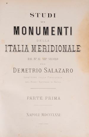 Studi sui monumenti dell'Italia meridionale