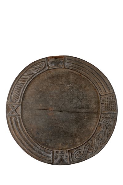 Vassoio cerimoniale in legno, 41 cm