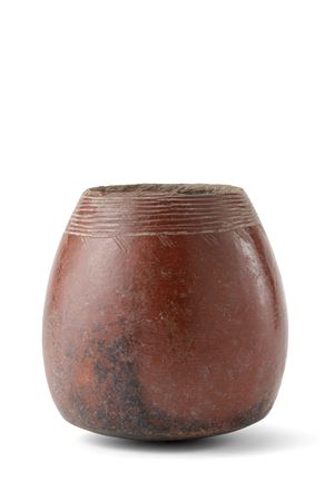 vasetto in terracotta rossa