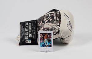 Oscar De La Hoya - Guantone da boxe firmato &ndash; Cert. Beckett