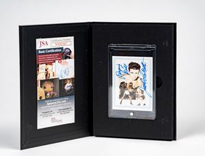 Jake LaMotta - Card autografata - Toro scatenato - In cofanetto - Cert. JSA