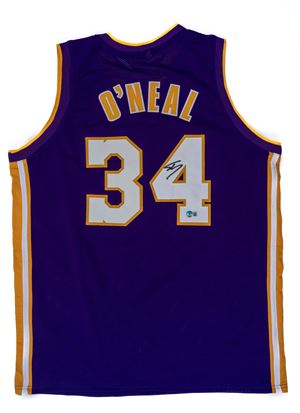 Shaquille O'Neal - Maglia autografata - Los Angeles Lakers - Cert. Beckett
